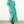 Load image into Gallery viewer, Puff Sleeve Flower Maxi Dress- Teal
