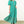 Load image into Gallery viewer, Puff Sleeve Flower Maxi Dress- Teal
