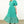 Load image into Gallery viewer, Puff Sleeve Flower Maxi Dress- Teal
