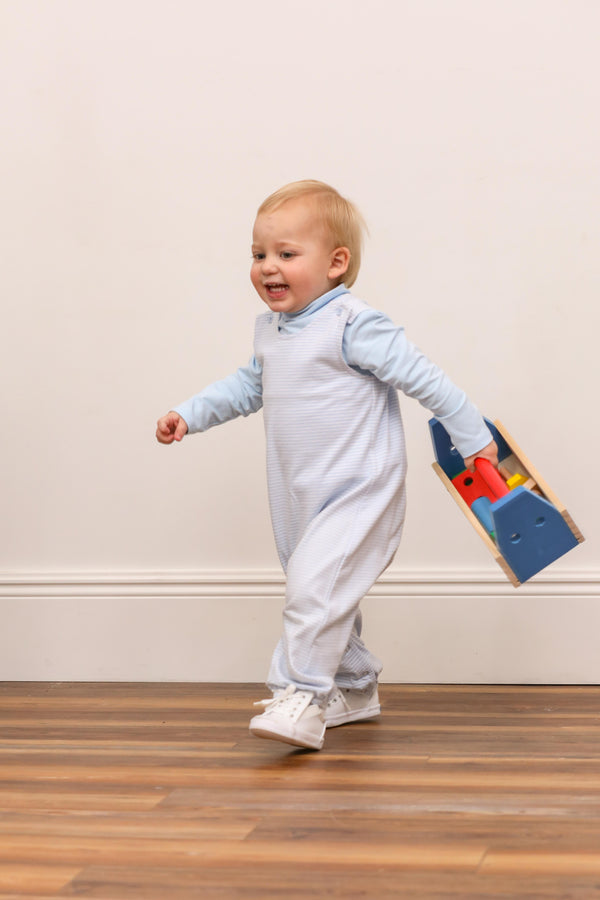Samuel Romper- Light Blue