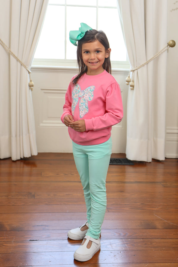 French Terry Pullover- Bow