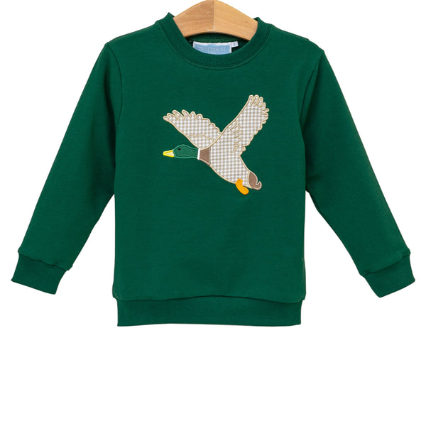 French Terry Pullover- Mallard