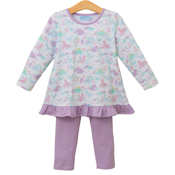 Dino Adventures Ruffle Pants Set