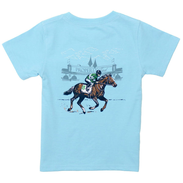 Derby Day SS- Aqua