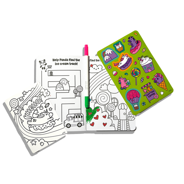 Let's Go!: Activity & Coloring Kit- Robo Dinos