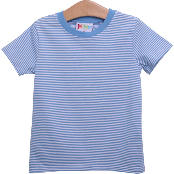 Graham Shirt- Cornflower Blue Stripe