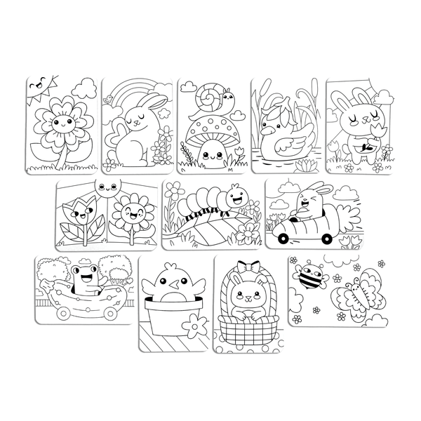Hidden Pattern Coloring Activity- Garden Pal