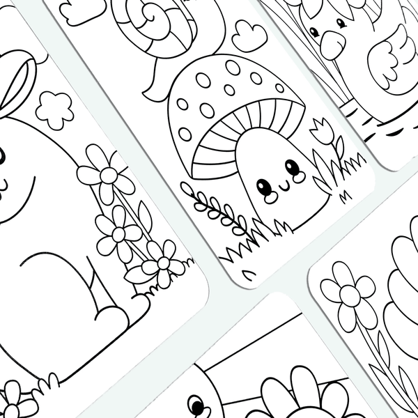 Hidden Pattern Coloring Activity- Garden Pal