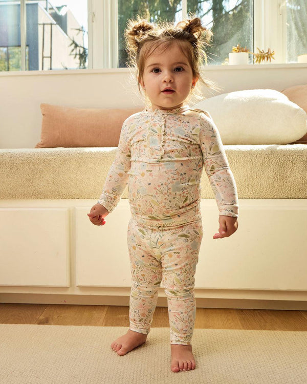 Charlotte Modal L/S Pajama Set W/ Ruffle