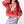 Load image into Gallery viewer, Red &amp; Pink Vintage Poinsettia Santa Sweatshirt- (Women's)
