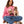Load image into Gallery viewer, Hot Pink Yorkie Sweatshirt- (Women's)
