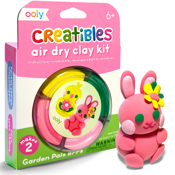 Air Dry Clay BFFs Kit - Garden Pals (Set of 4 Color)