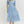 Load image into Gallery viewer, Solid Embroidered Puff Sleeve Dress- Lt. Blue
