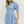 Load image into Gallery viewer, Solid Embroidered Puff Sleeve Dress- Lt. Blue
