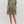 Load image into Gallery viewer, Diamond Lattice Floral Ruffle Dress- Olive
