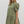 Load image into Gallery viewer, Diamond Lattice Floral Ruffle Dress- Olive
