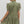 Load image into Gallery viewer, Diamond Lattice Floral Ruffle Dress- Olive
