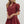 Load image into Gallery viewer, Solid Puff Sleeve V-Neck Dress- Burgundy

