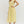 Load image into Gallery viewer, Solid V-Neck Zip-Up Dress- Yellow
