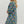 Load image into Gallery viewer, Floral 3/4 Sleeve V-Neck Dress- Teal

