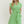 Load image into Gallery viewer, Striped V-Neck Dress- Green
