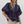 Load image into Gallery viewer, Puff Sleeve V-Neck Top- Navy
