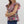 Load image into Gallery viewer, Multi-Floral Flutter V-Neck Band- Plum
