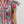 Load image into Gallery viewer, Multi-Floral Flutter V-Neck Band- Plum
