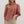 Load image into Gallery viewer, Floral Print 3/4 Sleeve Half Zip Top- Rust
