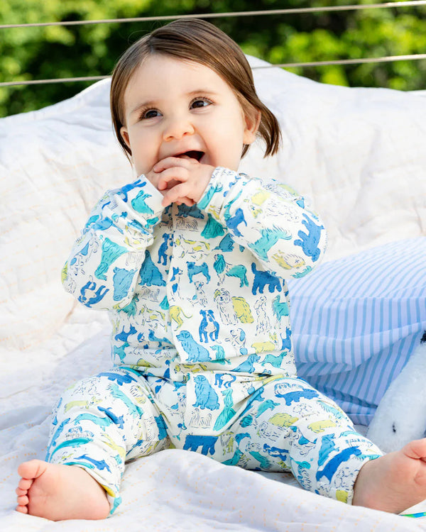 It's A Paw-Ty Convertible Coverall- Blue