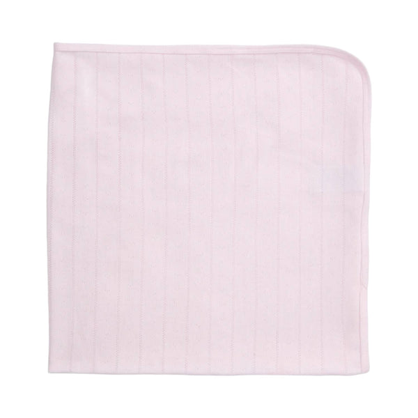 Love Lines Pink Baby Blanket
