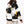 Load image into Gallery viewer, Black &amp; White Checkered Nye Icon Sweatshirt- (Women's)
