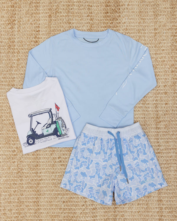 Performance Tee SS Country Club- White