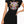 Load image into Gallery viewer, Black Knit Dress W/ Rainbow Tiger Head (Women's)
