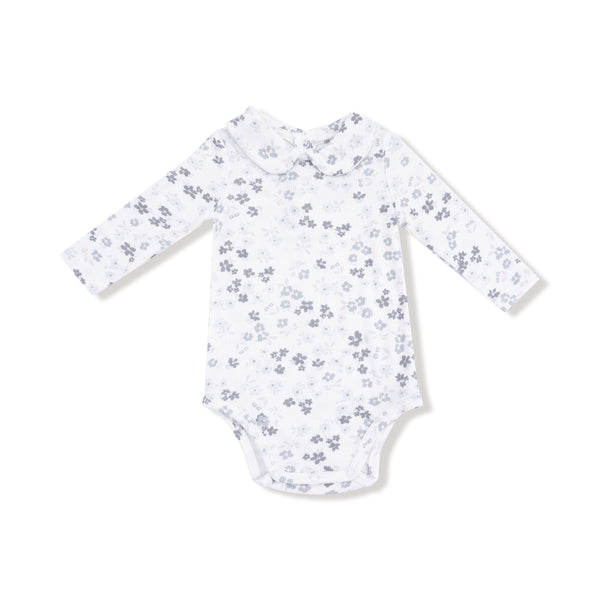Caroline's Calico Peter Pan Collar Bodysuit