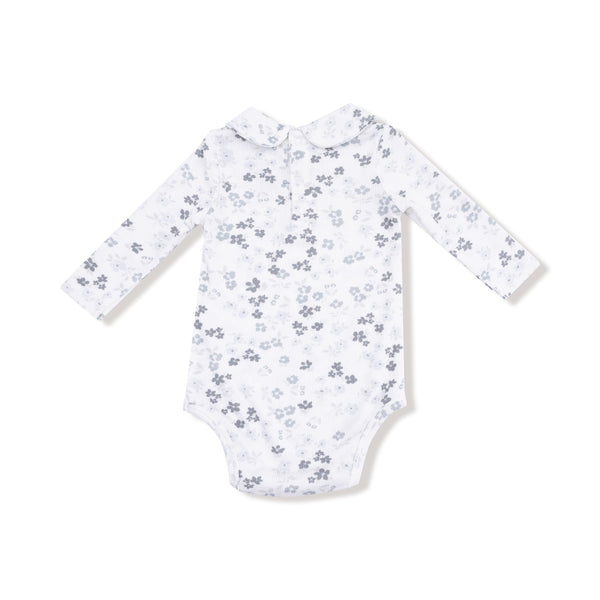 Caroline's Calico Peter Pan Collar Bodysuit
