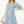 Load image into Gallery viewer, Tassel Tie Floral Striped Tiered Dress- Blue
