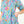 Load image into Gallery viewer, Tassel Tie Floral Striped Tiered Dress- Blue
