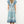 Load image into Gallery viewer, Striped Flutter Sleeve Floral Maxi Dress- Blue

