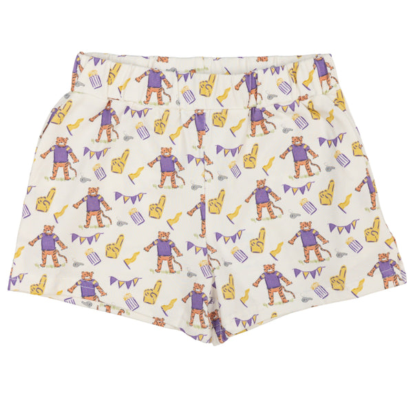 Stafford Shorts- Game Day Purple and Gold