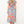 Load image into Gallery viewer, Smocked Waist Button Floral Dress- Light Blue
