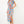 Load image into Gallery viewer, Smocked Waist Button Floral Dress- Light Blue
