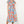 Load image into Gallery viewer, Smocked Waist Button Floral Dress- Light Blue
