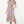 Load image into Gallery viewer, Smocked Waist Button Floral Dress- Light Blue
