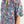 Load image into Gallery viewer, Puff Sleeve Velvet Trim Floral Top- Blue
